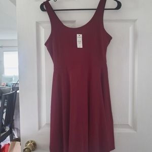 Express XS Basic Maroon Tank Dress NWT